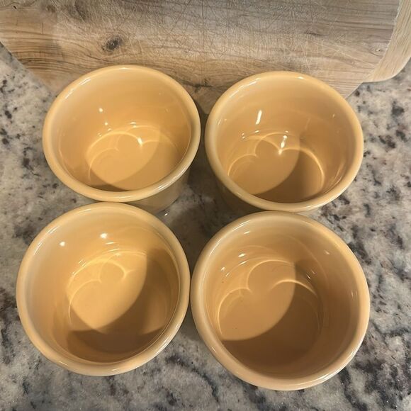 Chantal Small Yellow Stoneware Ramekins (4) - Picture 3 of 4